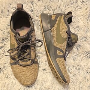 Nike Athletic Shoes in Olive and Gray